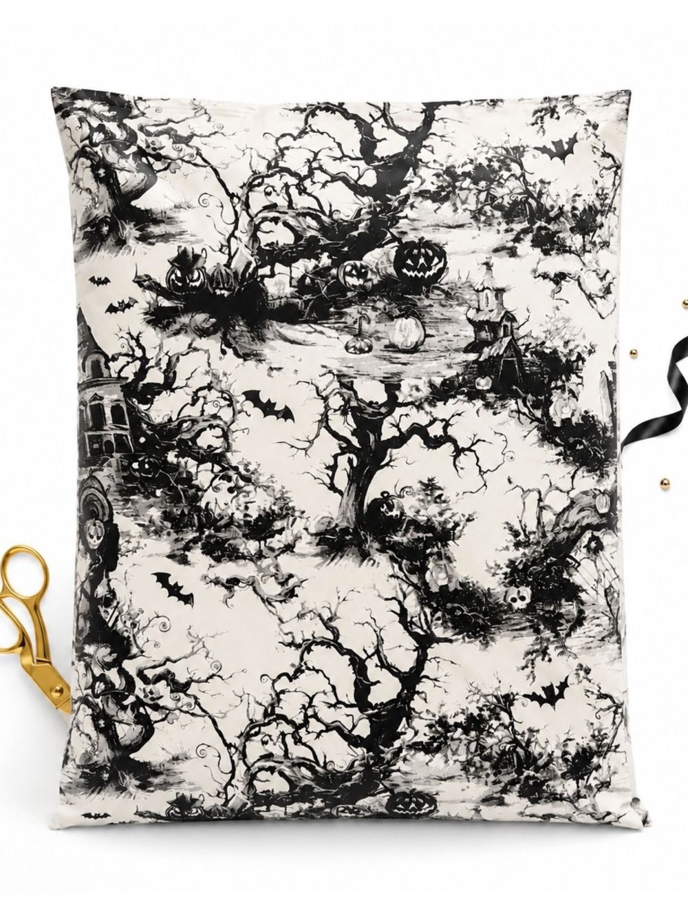 Set of 20 10x13 Spooky Tree Halloween Poly Mailer